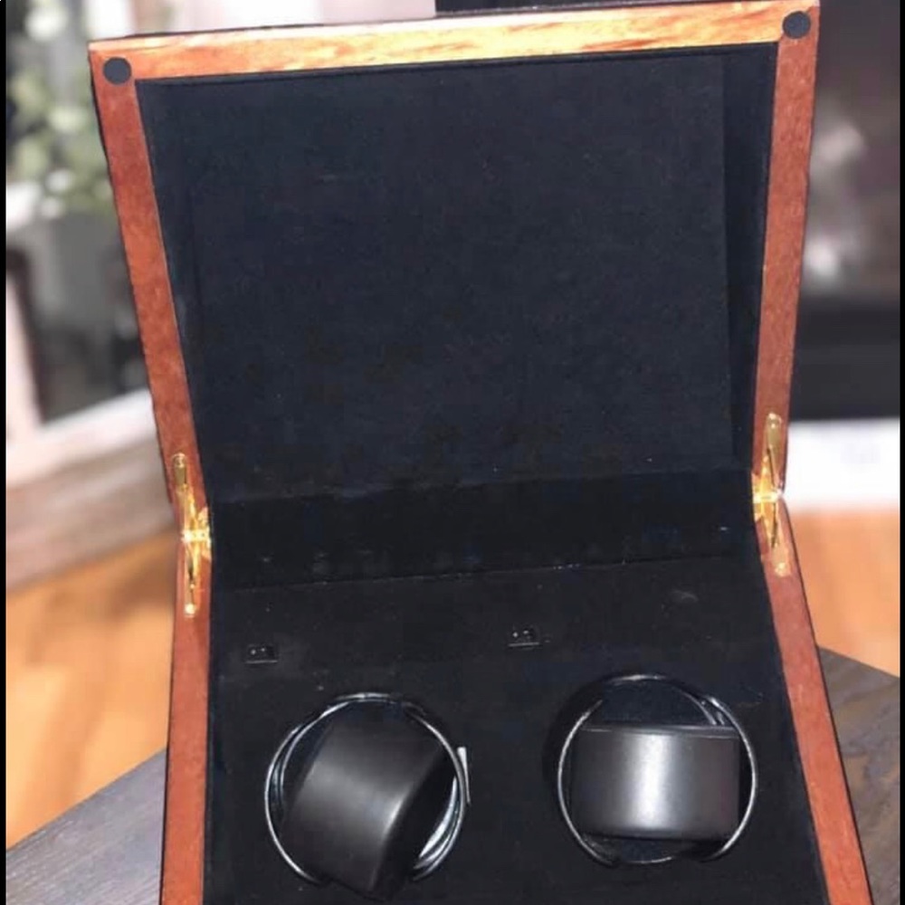 Orbita Sparta 2 Deluxe Burl Watch Winder